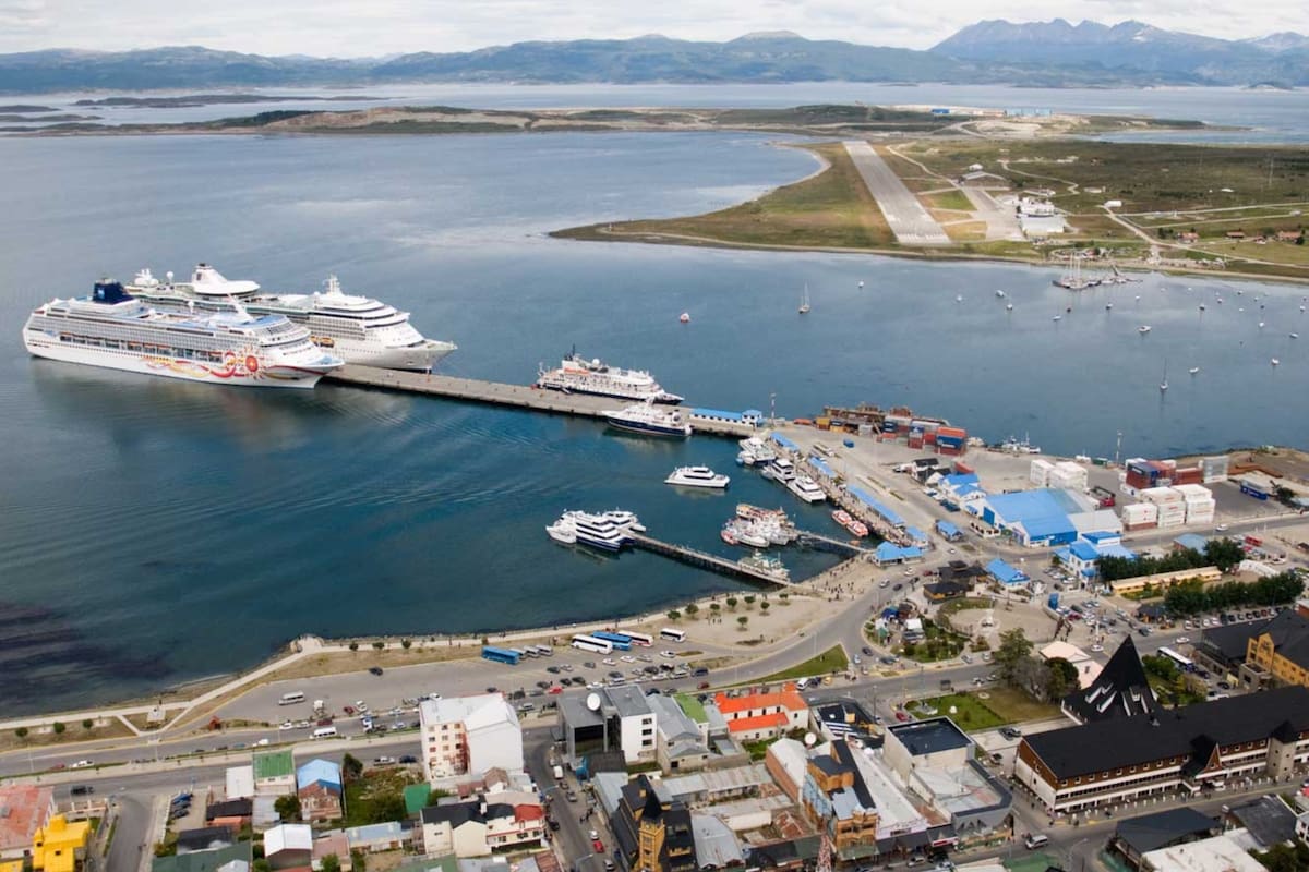 Las obras para modernizar el puerto de Ushuaia