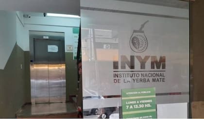 Las oficinas del INYM, ubicadas en Rivadavia casi Santa Fe, en el microcentro posadeño