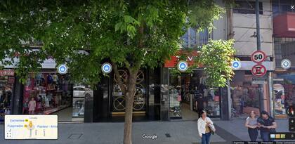 Las oficinas sobre avenida Corrientes.