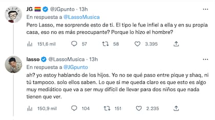 Las opiniones de la comunidad virtual estaban a favor de Shakira y Bizarrap