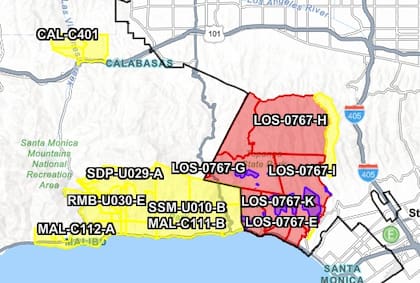 Las órdenes de evacuación en Los Ángeles