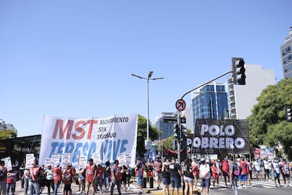 Las organizaciones se movilizan al Ministerio de Desarrollo Social