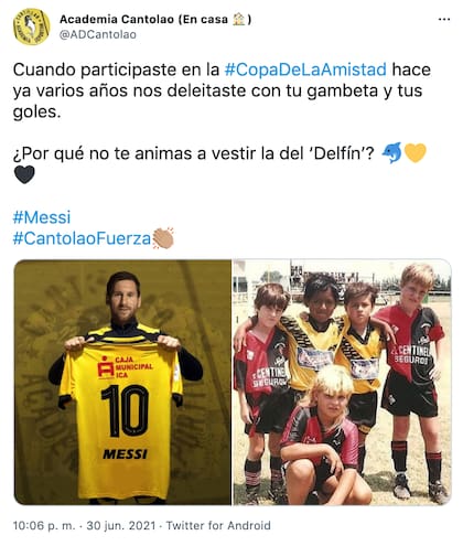 Las originales propuestas que Messi recibió en redes sociales