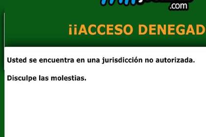 Las páginas "miljugadas" no quedaron inhabilitadas
