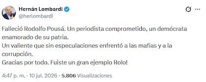 Las palabras de Lombardi