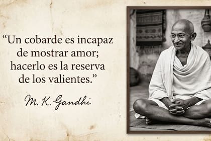Las palabras de Mahatma Gandhi se mantienen vigentes en pleno 2026