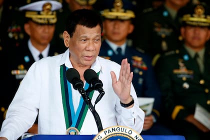 El presidente filipino, Rodrigo Duterte, informó la medida.