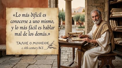 Las palabras de Tales de Mileto se mantienen vigentes en pleno 2026