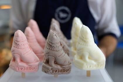 Las paletas heladas con forma de lobos marinos por los 150 años de Mar del Plata, de la fábrica Helados Ibiza