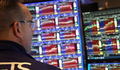 Las pantallas de Wall Street