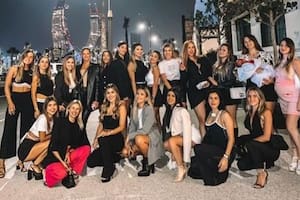 Las parejas de la Selección, en Doha