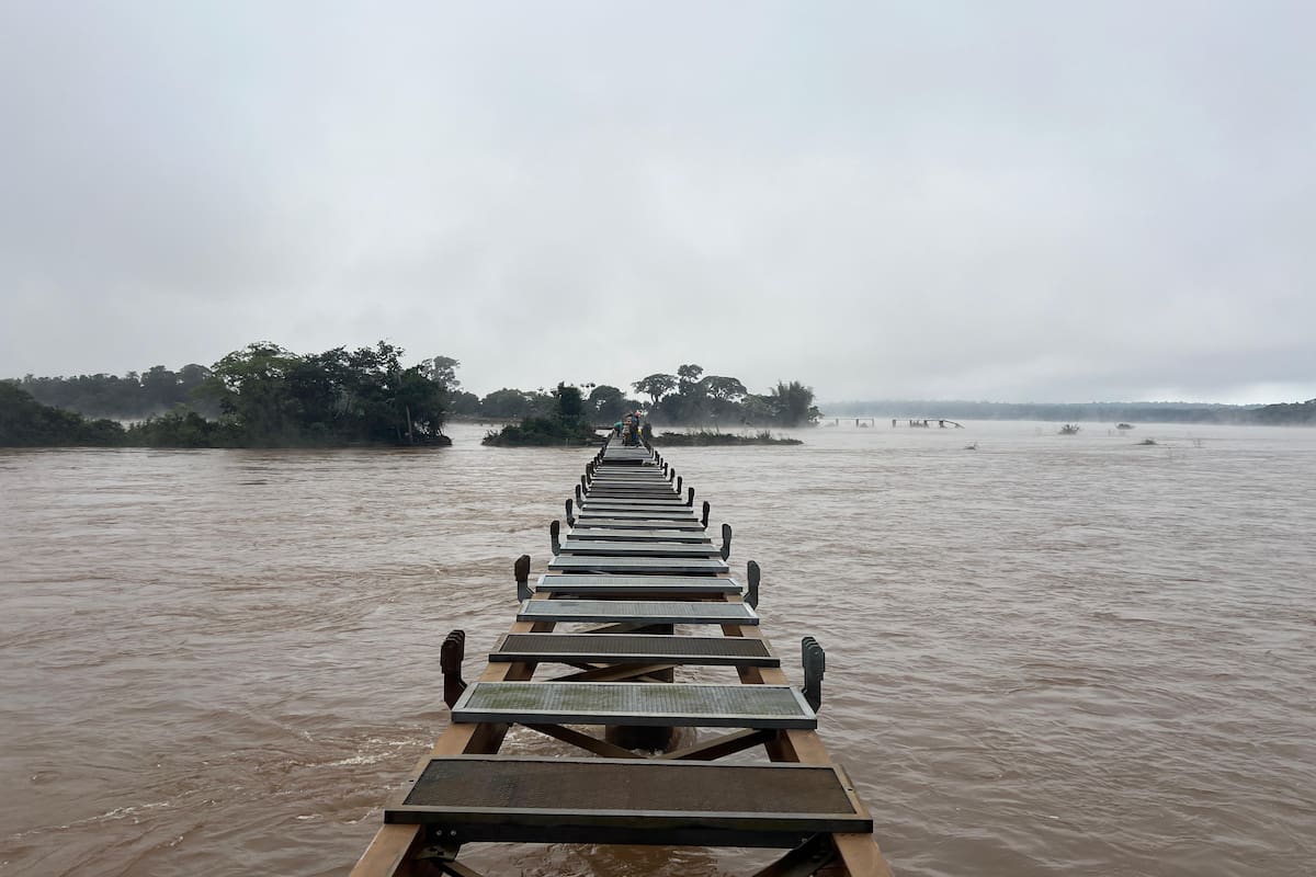 Las pasarelas se terminaron de desarmar el 18 de agosto pasado, hoy no hay acceso a la Garganta del Diablo