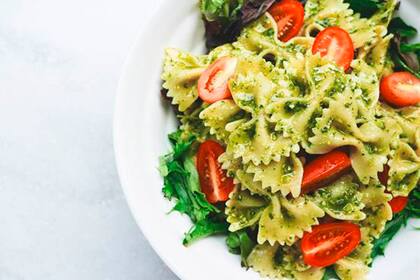 Las pastas pueden incluirse en la dieta combinadas con vegetales
