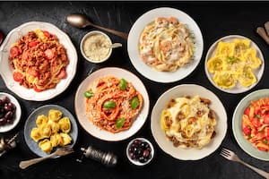 Las pastas son más ricas cuando llevan salsas italianas.
