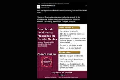 Las personas en situación de vulnerabilidad migratoria pueden buscar asesoramiento en el Consulado. (X Consulado de México en Nueva Jersey)