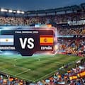 Cómo mirar online en EE.UU. la final del Mundial entre Argentina y España en vivo