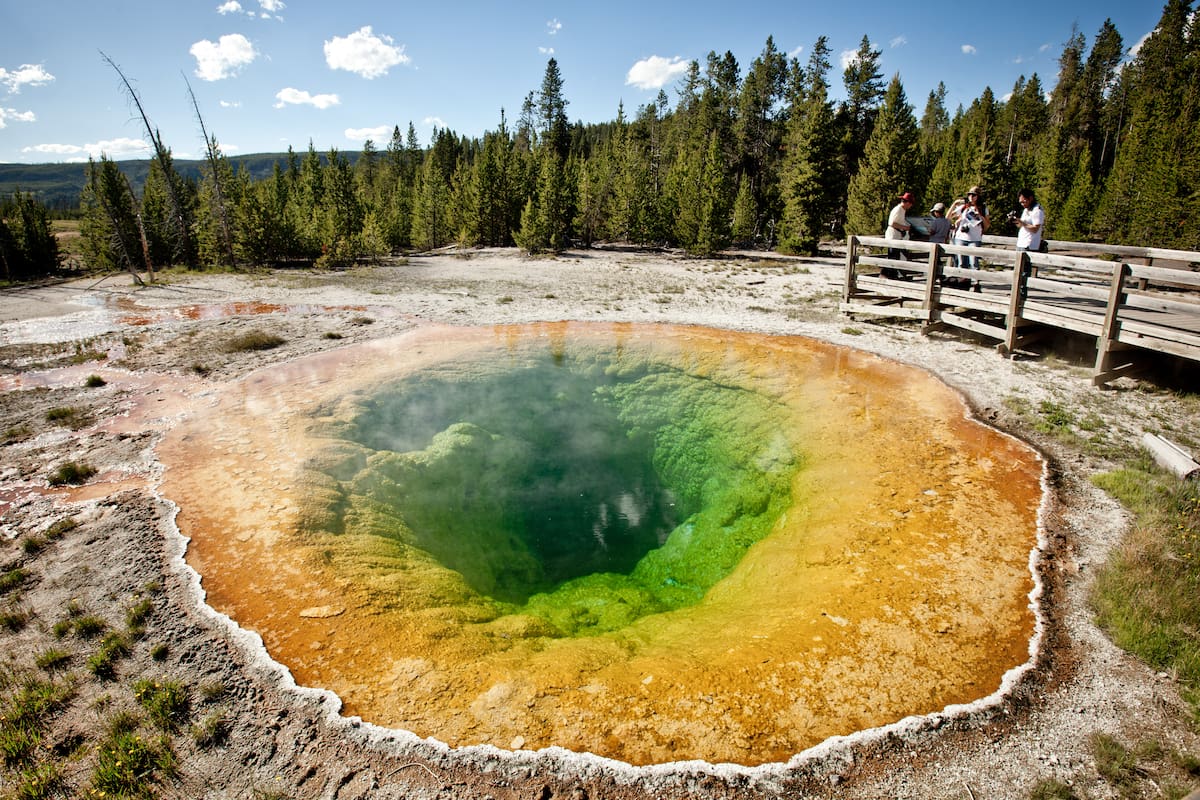 El Parque Nacional Yellowstone fue el más visitado desde que empezó la pandemia.