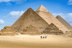 Las pirámides de Guiza son la principal atracción de Egipto