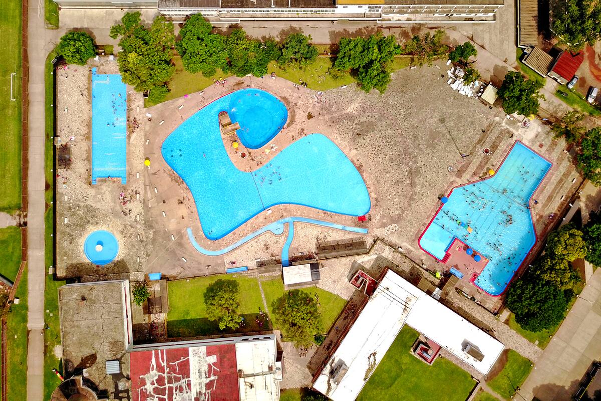 Las piscinas del Club de Comunicaciones