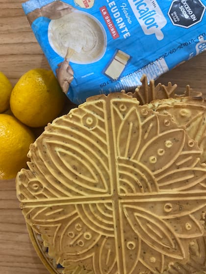 Las pizzelles tienen gustito a limón y anís
