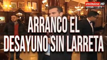 Las placas de Crónica empezaron bien temprana la jornada