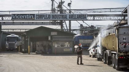 Las plantas de Vicentin están trabajando a fasón en el procesamiento de granos