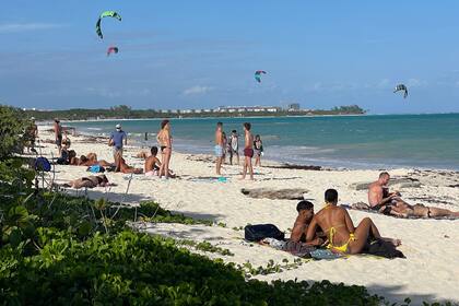Las playas de la Riviera Maya recuperaron la afluencia de turistas