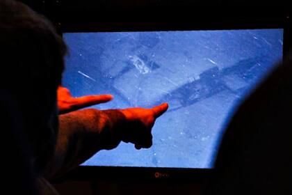 Las pocas imágenes que se vieron del ARA San Juan