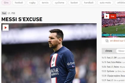 Las portadas del mundo replicaron el pedido de disculpas de Lionel Messi