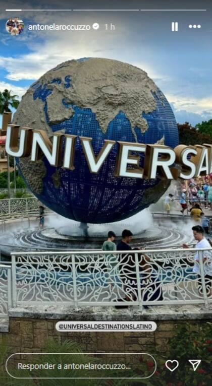 Las postales de Antonela Roccuzzo en Universal Orlando
