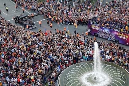 Las postales del festejo de Barcelona