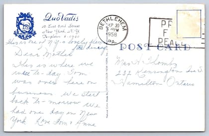 Las postales en papelería de Quo Vadis son hasta hoy recuerdos codiciables en subastas online