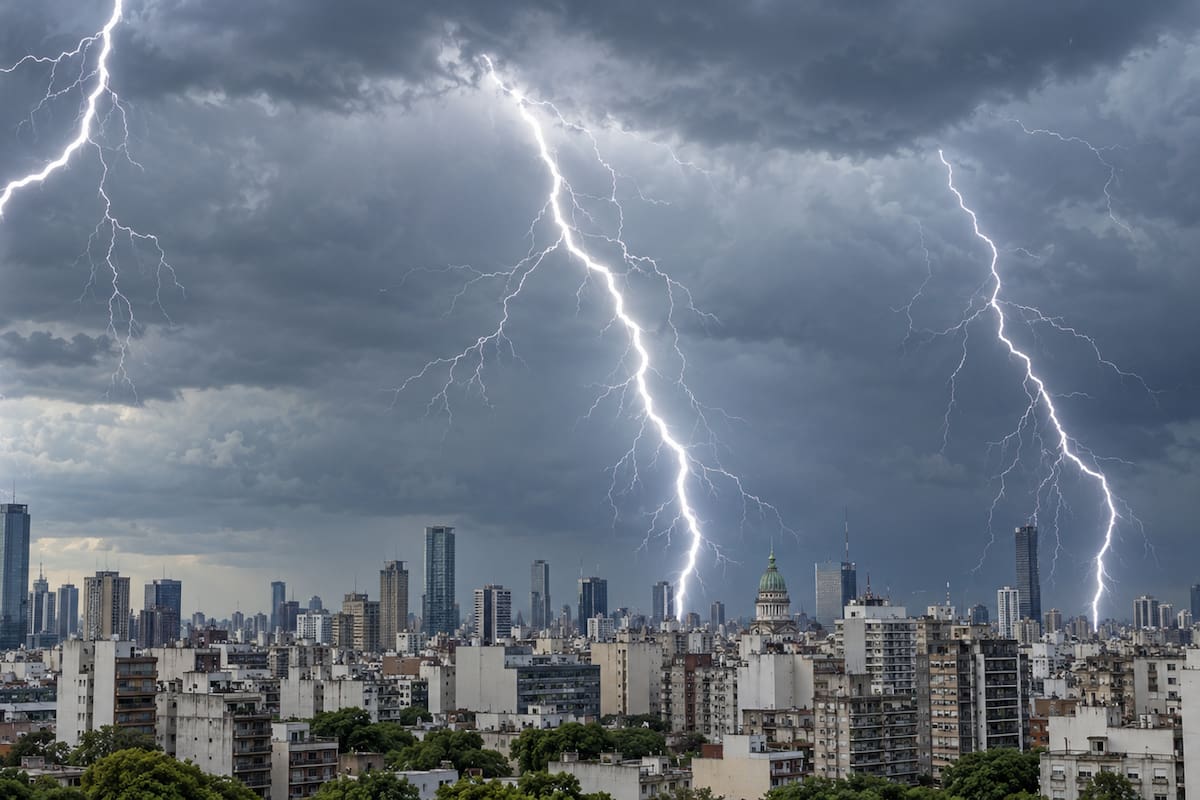 Las precipitaciones alcanzarían sectores del centro y el noreste de la Argentina