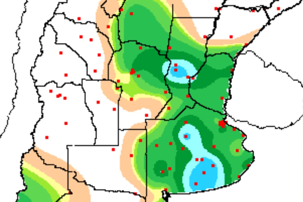 Las precipitaciones, dispares, volvieron a cubrir la región pampeana