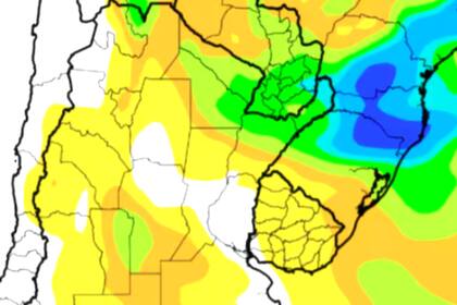 Las precipitaciones que se esperan hasta el 16 de octubre