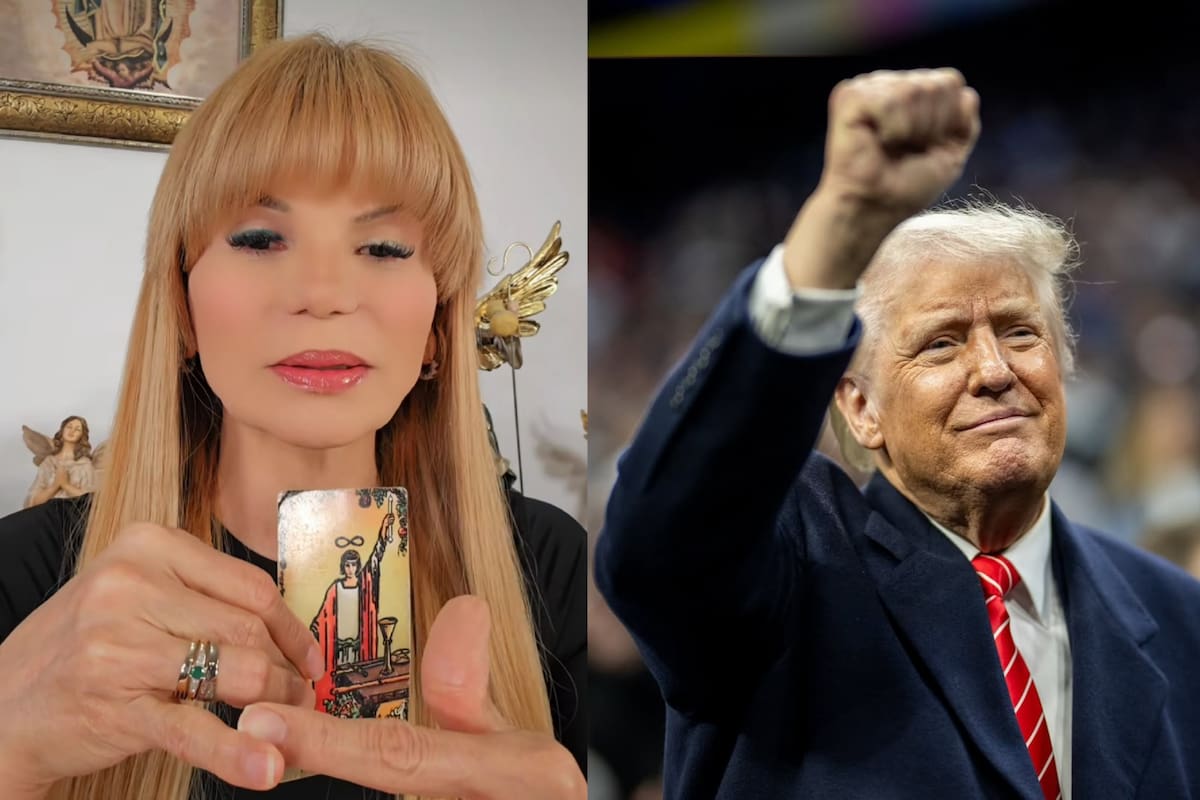 Las predicciones de Mhoni Vidente vislumbran un cambio en las políticas de Trump respecto al tema migratorio. Foto: Instagram @mhoni1, @realdonaldtrump