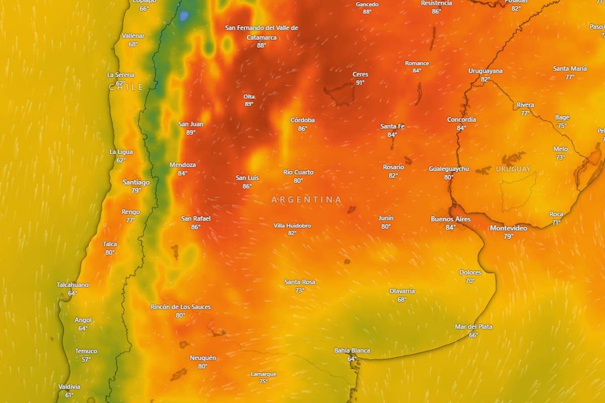 Las previsiones del SMN para este jueves 9 de febrero