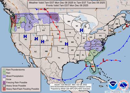 Las previsiones para Yellowstone y las montañas Absaroka apuntan a acumulaciones totales de nieve que oscilarán entre diez y 20 pulgadas (25,4 a 50,8 centímetros)
