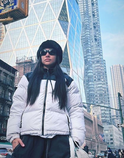 Las primera postales de la cantante en su viaje por Estados Unidos