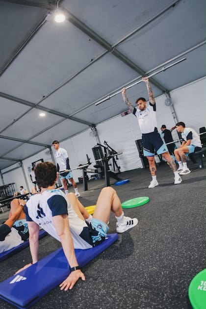 Las primeras imágenes de la puesta a punto para el Mundial
