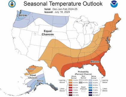 Las primeras nevadas en Nueva York podrían darse más tarde de lo normal a casusa de las variaciones de temperatura provocadas por La Niña en el noreste de EE.UU.