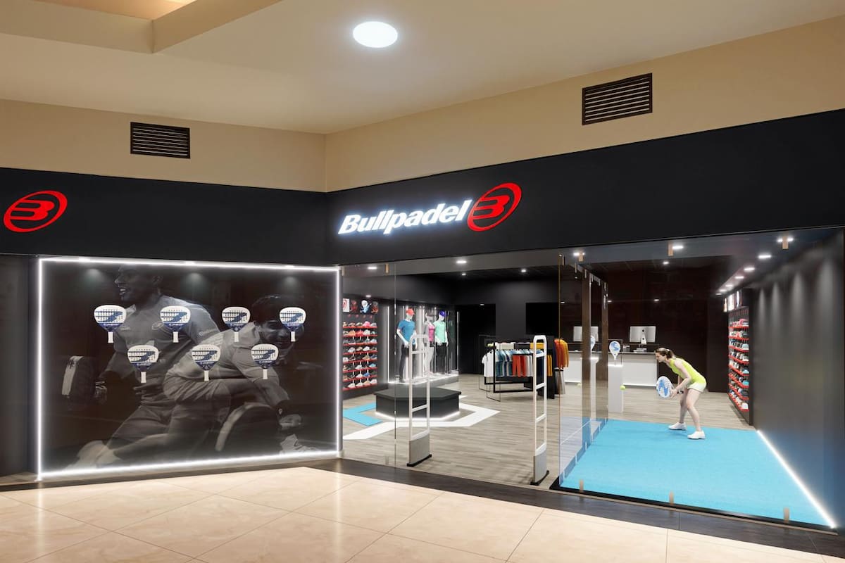 Las primeras tiendas oficiales de Bullpadel estarán ubicadas en los shoppings Unicenter y Portal Palermo