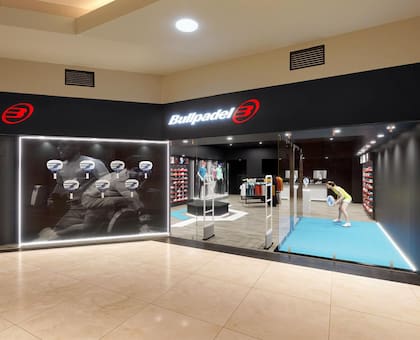 Las primeras tiendas oficiales de Bullpadel estarán ubicadas en los shoppings Unicenter y Portal Palermo