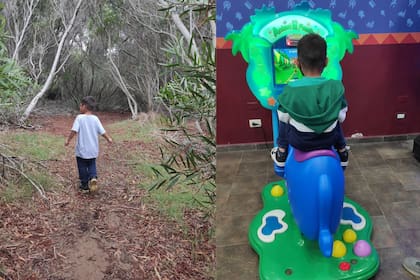 Las primeras vacaciones en familia fueron un mundo de descubrimientos para todos, desde caminar en la montaña a ir a los juegos electrónicos.