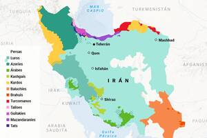 Las principales etnias que habitan en Irán