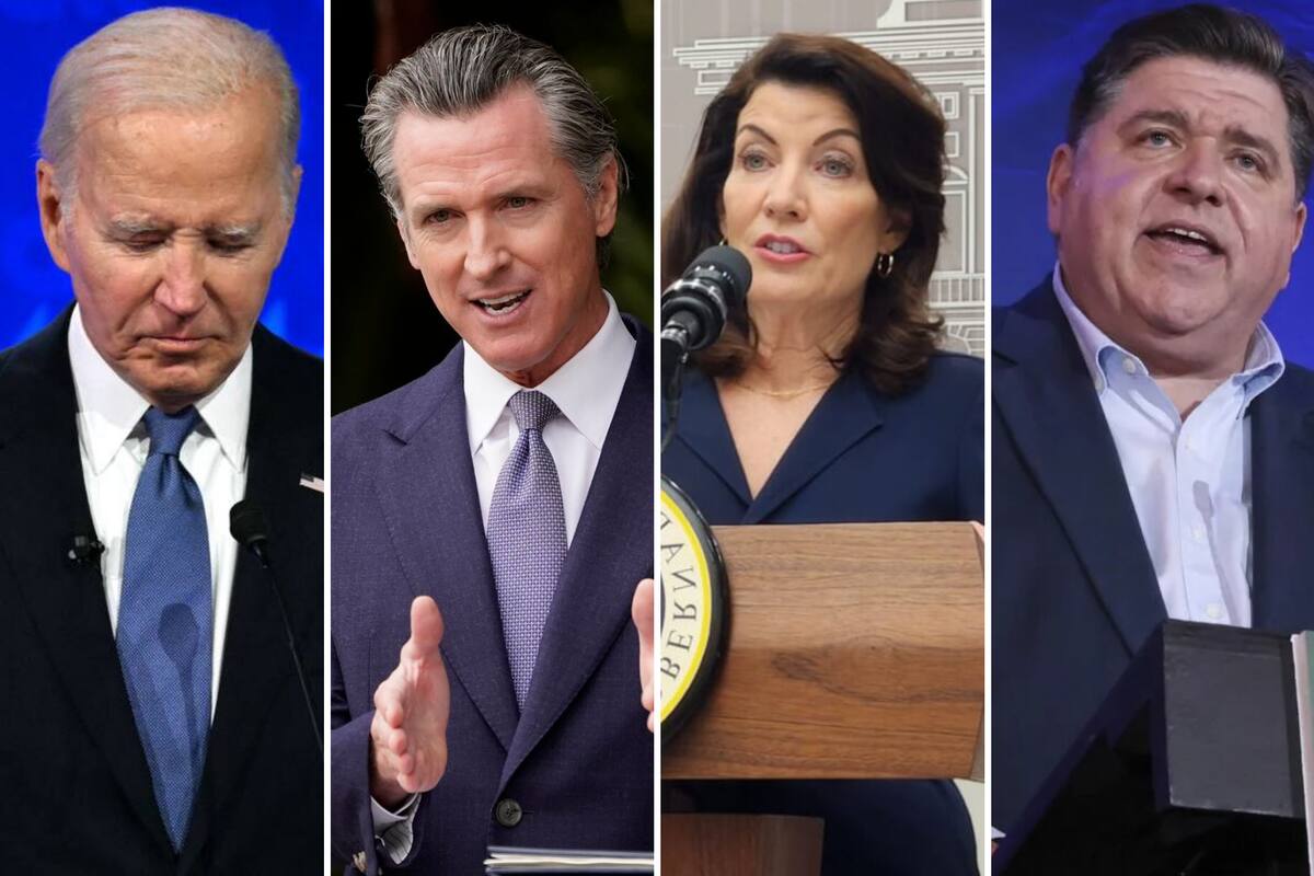 Las principales figuras del Partido Demócrata enviaron mensajes de apoyo para el expresidente Biden