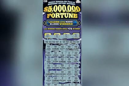 Las probabilidades de ganar, según la lotería, es de una entre dos millones