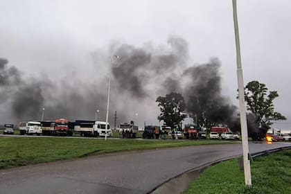 Las protestas comenzaron el lunes por la madrugada