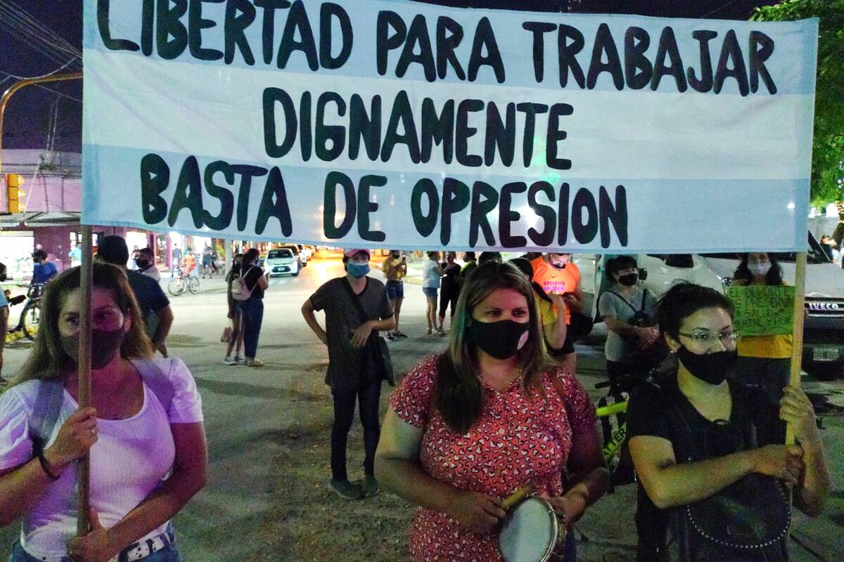 Las protestas continúan cada día desde que el gobierno de Gildo Insfrán dispuso el retorno a fase 1 de la capital de Formosa