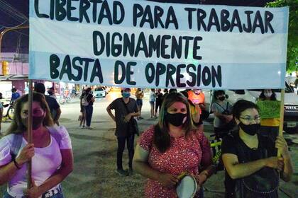 Las protestas continúan cada día desde que el gobierno de Gildo Insfrán dispuso el retorno a fase 1 de la capital de Formosa